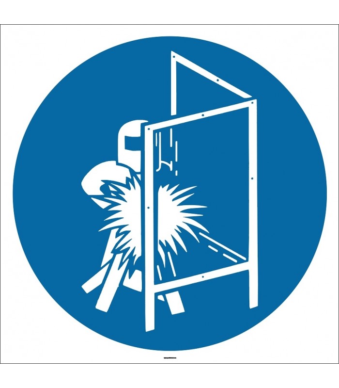 EF2924 - Kaynak Yaparken Paravan Kullan İşareti