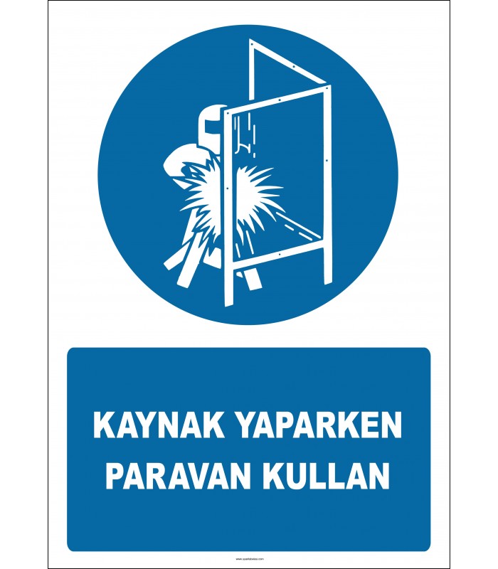 EF2925 - Kaynak Yaparken Paravan Kullan