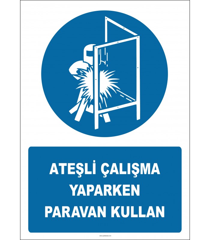 EF2926 - Ateşli Çalışma Yaparken Paravan Kullan