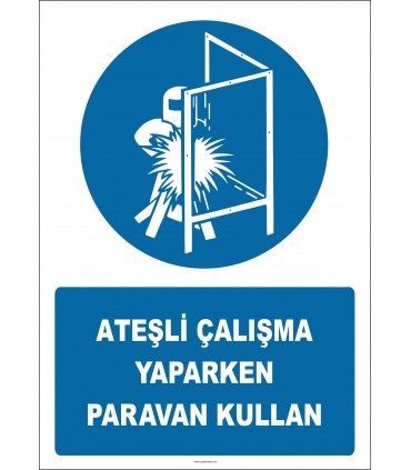 EF2926 - Ateşli Çalışma Yaparken Paravan Kullan