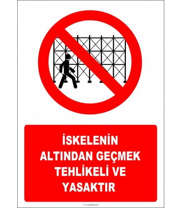 EF2950 - İskelenin Altından Geçmek Tehlikeli ve Yasaktır