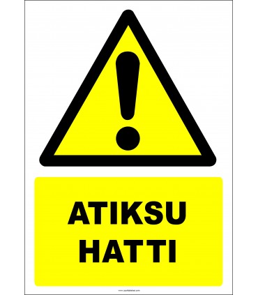 EF2966 - Dikkat! Atıksu Hattı
