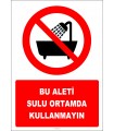 EF2982 - Bu Aleti Sulu Ortamda Kullanmayın