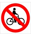 EF2912 - Bisiklet Giremez İşareti/Levhası/Etiketi