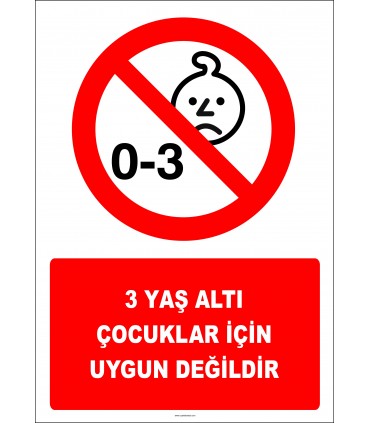 EF2998 - 3 Yaş Altı Çocuklar İçin Uygun Değildir