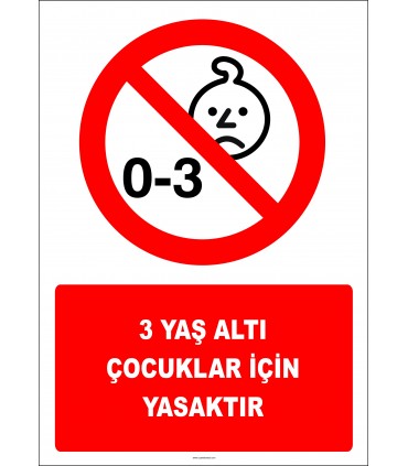 EF3001 - 3 Yaş Altı Çocuklar İçin Yasaktır