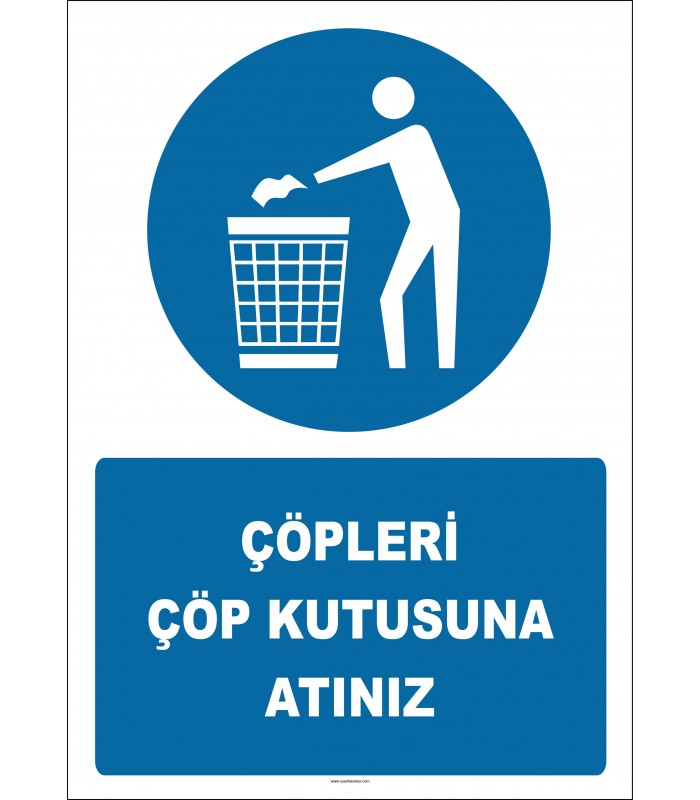 PF1034 - Çöpleri Çöp Kutusuna Atınız