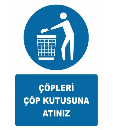 PF1034 - Çöpleri Çöp Kutusuna Atınız