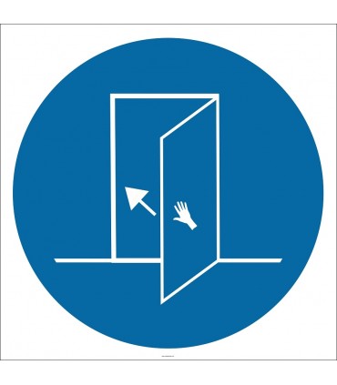 PF1003 - Kapıyı Kapatın İşareti/Levhası/Etiketi