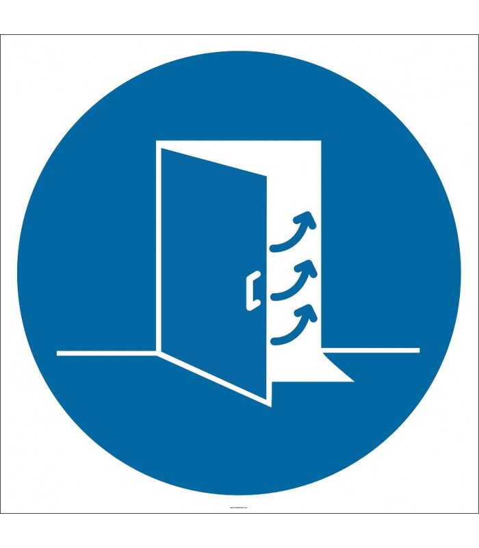 PF1035 - Kapıyı Kapatın İşareti/Levhası/Etiketi