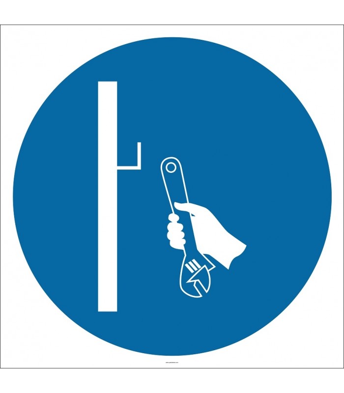 PF1004 - El Aletlerini Yerine Koy İşareti/Levhası/Etiketi