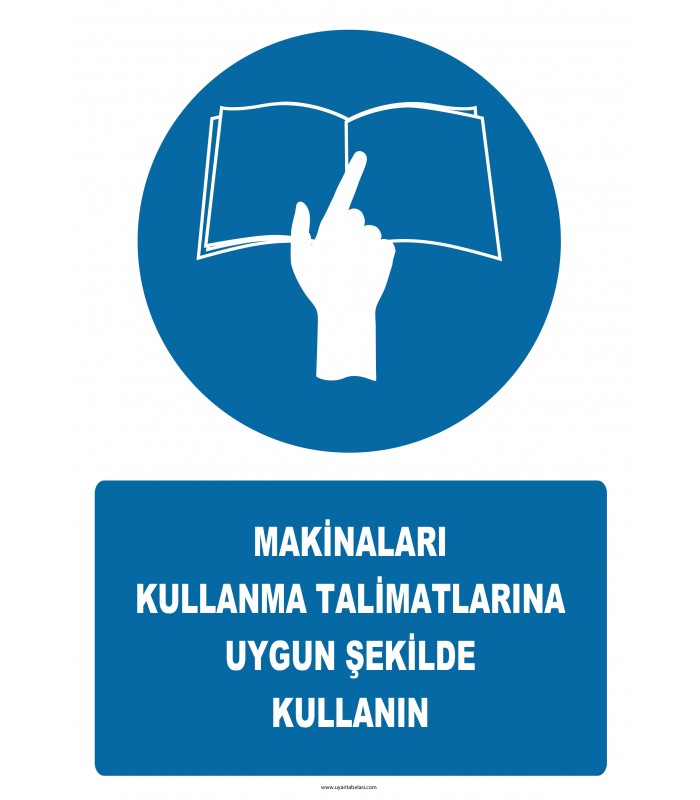 PF1040 - Makinaları Kullanma Talimatlarına Uygun Şekilde Kullanın