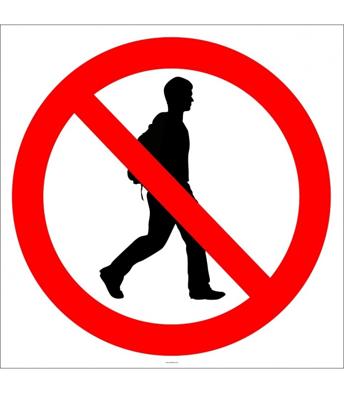 PF1007 - Girmek Yasaktır İşareti/Levhası/Etiketi