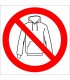 PF1014 - Günlük Kıyafet Yasaktır İşareti/Levhası/Etiketi