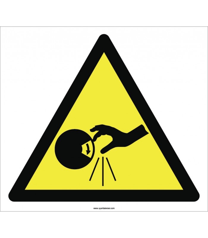 PF1025 - Dikkat! El Kesilme/YaralanmaTehlikesi İşareti