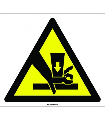 PF1095 - Dikkat! El Sıkışma/Ezilme Tehlikesi İşareti