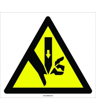 PF1097 - Dikkat! El Kesilme/YaralanmaTehlikesi İşareti