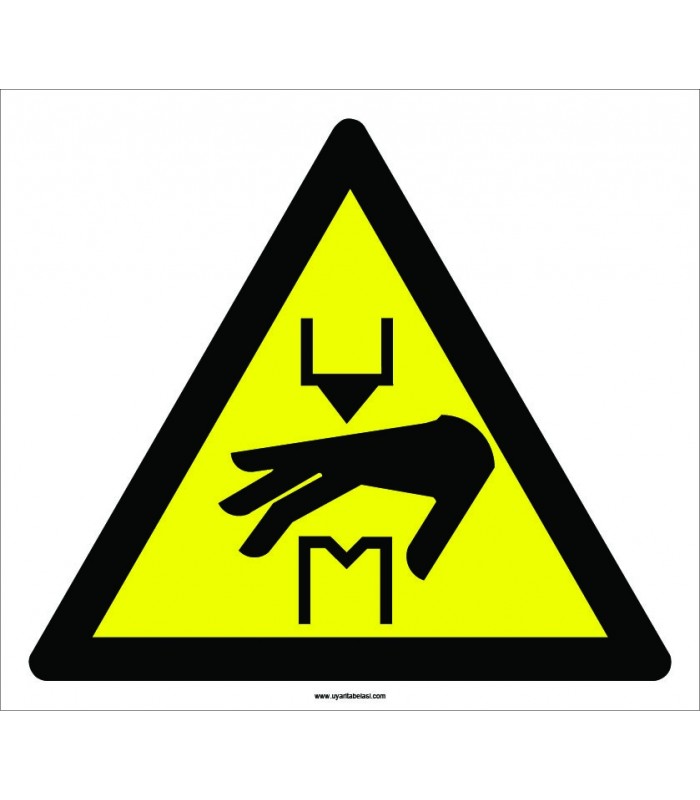 PF1098 - Dikkat! El Kesilme/YaralanmaTehlikesi İşareti