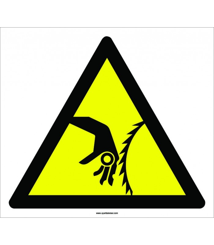 PF1102 - Dikkat! El Kesilme/YaralanmaTehlikesi İşareti