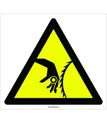PF1102 - Dikkat! El Kesilme/YaralanmaTehlikesi İşareti