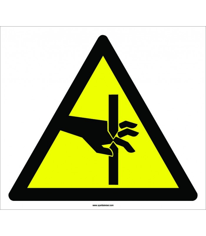 PF1105 - Dikkat! El Kesilme/YaralanmaTehlikesi İşareti
