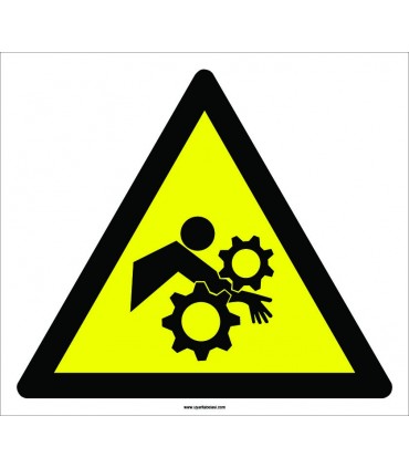 PF1155 - Dikkat El ve Kol Kaptırma Tehlikesi İşareti