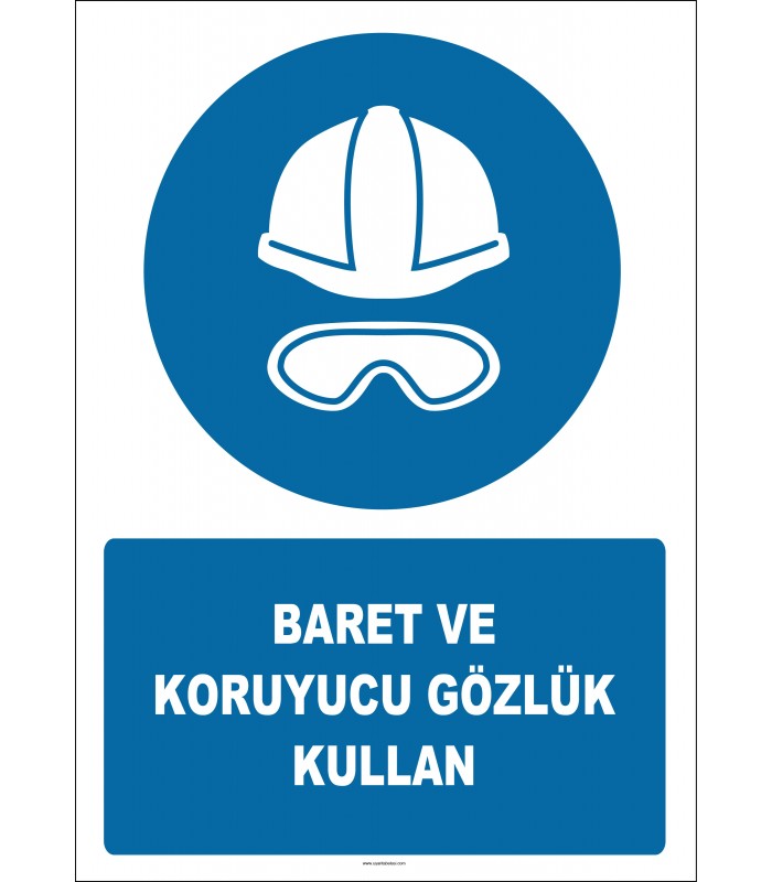 PF1050 - Baret ve Koruyucu Gözlük Kullan