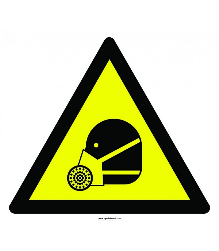 PF1109 - Dikkat! Solunum Koruma İkaz İşareti