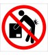 PF1112 - Ağır Yükleri Elle Taşımak Yasaktır İşareti