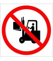 PF1115 - Forklift Çatalı Yukarıda İken Hareket Etmeyin İşareti