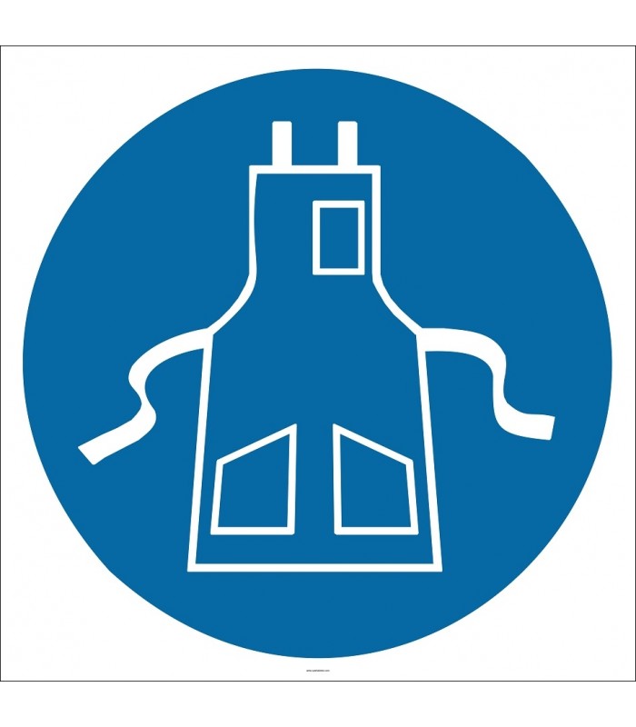 PF1134 - İş Önlüğü Giy İşareti/Levhası/Etiketi