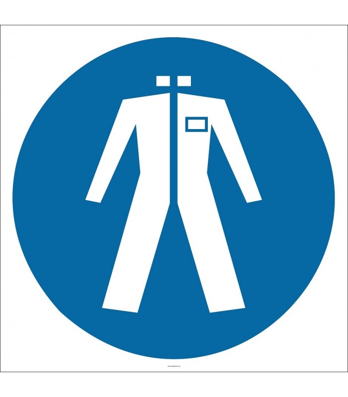 PF1135 - Koruyucu Giysi Giy İşareti/Levhası/Etiketi