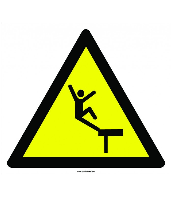 PF1150 - Dikkat! Yüksekten Düşme Tehlikesi İşareti