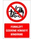 PF1163 - Forklift Üzerine Kimseyi Bindirme