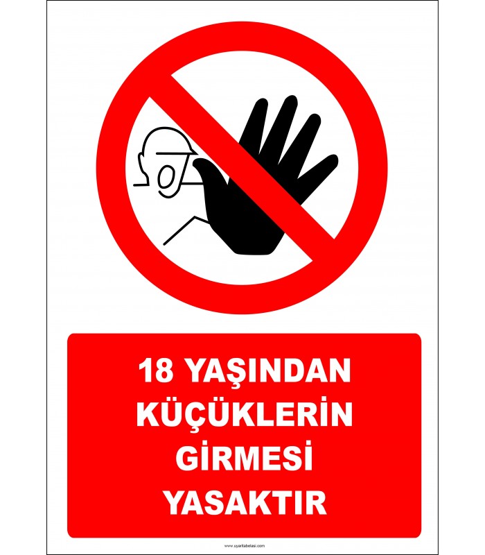 PF1168 - 18 Yaşından Küçüklerin Girmesi Yasaktır