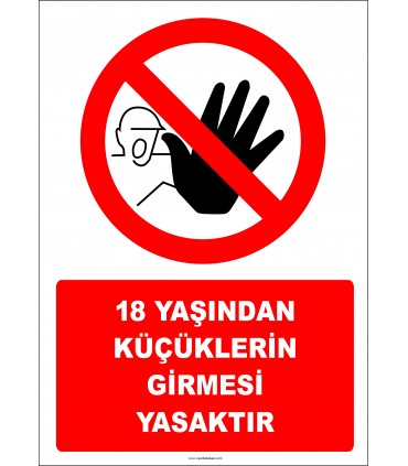 PF1168 - 18 Yaşından Küçüklerin Girmesi Yasaktır