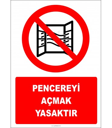 PF1170 - Pencereyi Açmak Yasaktır