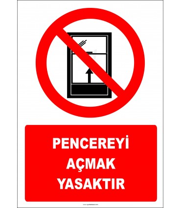 PF1171 - Pencereyi Açmak Yasaktır