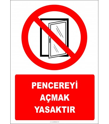 PF1172 - Pencereyi Açmak Yasaktır