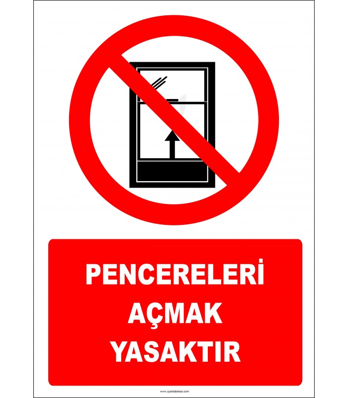 PF1174 - Pencereleri Açmak Yasaktır