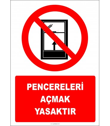 PF1174 - Pencereleri Açmak Yasaktır