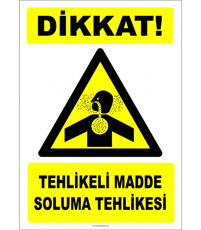 PF1181 - Dikkat! Tehlikeli Madde Soluma Tehlikesi