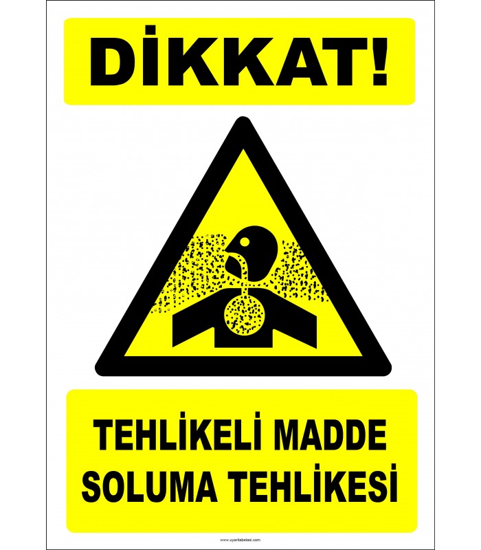 PF1185 - Dikkat! Tehlikeli Madde Soluma Tehlikesi