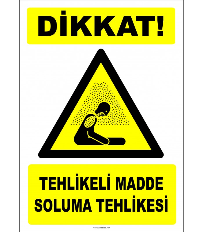 PF1186 - Dikkat! Tehlikeli Madde Soluma Tehlikesi