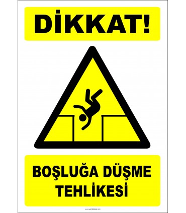 PF1201 - Dikkat! Boşluğa Düşme Tehlikesi