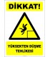 PF1198 - Dikkat! Yüksekten Düşme Tehlikesi