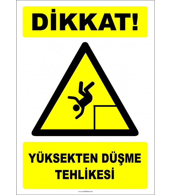 PF1198 - Dikkat! Yüksekten Düşme Tehlikesi