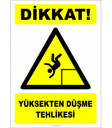 PF1198 - Dikkat! Yüksekten Düşme Tehlikesi