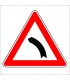 PF1210 - Sola Tehlikeli Viraj Levhası/Etiketi