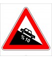PF1215 - Tehlikeli Eğim (İniş) Trafik Levhası